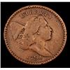 Image 2 : ***Auction Highlight*** 1794 High Relief Head C-9 Liberty Cap half cent 1/2c Graded f+ By USCG (fc)