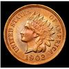 Image 2 : ***Auction Highlight*** 1902 Indian Cent 1c Graded GEM++ RD By USCG (fc)