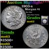 Image 1 : ***Auction Highlight*** 1903-s Morgan Dollar $1 Graded Select Unc By USCG (fc)