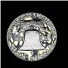 Image 7 : Proof ***Auction Highlight*** 1955 Franklin Half Dollar 50c Graded GEM++ Proof Deep Cameo By USCG (f