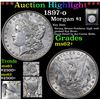 Image 1 : ***Auction Highlight*** 1897-o Morgan Dollar $1 Graded Select Unc By USCG (fc)