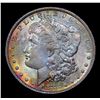 Image 2 : ***Auction Highlight*** 1883-o Rainbow Toned Morgan Dollar $1 Graded GEM+ Unc By USCG (fc)