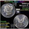 Image 1 : ***Auction Highlight*** 1882-p Morgan Dollar $1 Graded Choice Unc DMPL By USCG (fc)