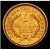 Image 3 : ***Auction Highlight*** 1858 Gold Dollar $1 Grades Select Unc (fc)
