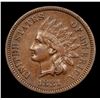Image 2 : 1881 Indian Cent 1c Grades xf
