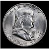 Image 2 : 1951-s Franklin Half Dollar 50c Grades Select+ Unc