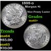 Image 1 : 1898-o Morgan Dollar $1 Grades Select+ Unc