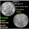 Image 1 : 1879-o Morgan Dollar $1 Grades Select Unc