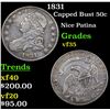 Image 1 : 1831 Capped Bust Half Dollar 50c Grades vf++