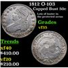Image 1 : 1812 O-103 Capped Bust Half Dollar 50c Grades vf++