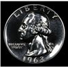Image 2 : Proof 1963 Washington Quarter 25c Grades GEM++ Proof