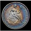 Image 2 : 1888-p Rainbow Toned Seated Liberty Dime 10c Grades BU+