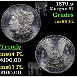 1879-s Morgan Dollar $1 Grades Choice Unc PL