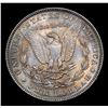 Image 3 : 1887-p Rainbow Toned Morgan Dollar $1 Grades Select+ Unc