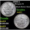 Image 1 : 1890-o Morgan Dollar $1 Grades Select+ Unc