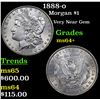 Image 1 : 1888-o Morgan Dollar $1 Grades Choice+ Unc