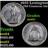 Image 1 : 1925 Lexington Old Commem Half Dollar 50c Grades Select+ Unc
