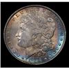 Image 2 : 1886-p Rainbow Toned Morgan Dollar $1 Grades Choice+ Unc