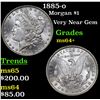 Image 1 : 1885-o Morgan Dollar $1 Grades Choice+ Unc
