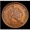 Image 2 : 1863 Shoot Him on the Spot Dix Civil War Token 1c Grades Select+ Unc BN