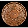 Image 3 : 1863 Shoot Him on the Spot Dix Civil War Token 1c Grades Select+ Unc BN