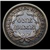 Image 3 : 1854-p Seated Liberty Dime 10c Grades Choice AU