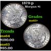 Image 1 : 1879-p Morgan Dollar $1 Grades Select+ Unc