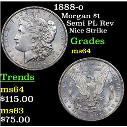 1888-o Morgan Dollar $1 Grades Choice Unc