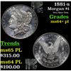 Image 1 : 1881-s Morgan Dollar $1 Grades Choice Unc+ PL