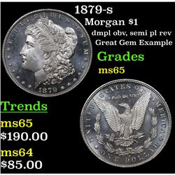 1879-s Morgan Dollar $1 Grades GEM Unc