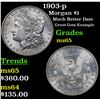 Image 1 : 1903-p Morgan Dollar $1 Grades GEM Unc