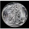 Image 2 : 1941-p Walking Liberty Half Dollar 50c Grades GEM+ Unc