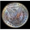Image 3 : 1878-s Rainbow Toned Morgan Dollar $1 Grades Choice+ Unc