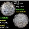 Image 1 : 1893-p Morgan Dollar $1 Grades Unc Details