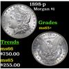 Image 1 : 1898-p Morgan Dollar $1 Grades GEM+ Unc