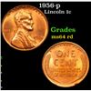 Image 1 : 1956-p Lincoln Cent 1c Grades Choice Unc RD