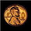 Image 6 : Proof 1955 Lincoln Cent 1c Grades Gem++ Proof Red
