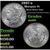 Image 1 : 1897-s Morgan Dollar $1 Grades Select Unc