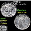 Image 1 : 1920-p Mercury Dime 10c Grades Select Unc+ FSB