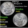 Image 1 : 1902-p Morgan Dollar $1 Grades Select Unc
