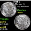 Image 1 : 1921-p Morgan Dollar $1 Grades Choice+ Unc