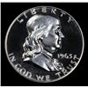 Image 2 : Proof 1963 Franklin Half Dollar 50c Grades GEM+ Proof Cameo
