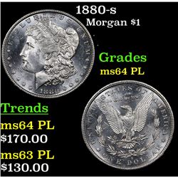 1880-s Morgan Dollar $1 Grades Choice Unc PL