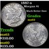 Image 1 : 1887-s Morgan Dollar $1 Grades Select Unc
