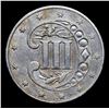 Image 3 : 1861 Three Cent Silver 3cs Grades Choice AU/BU Slider