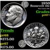 Image 1 : Proof 1950 Roosevelt Dime 10c Grades GEM++ Proof