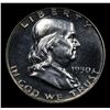 Image 2 : Proof 1950 Franklin Half Dollar 50c Grades Select+ Proof