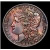 Image 2 : 1885-o Rainbow Toned Morgan Dollar $1 Grades Choice+ Unc