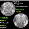 Image 1 : 1900-o Morgan Dollar $1 Grades GEM Unc