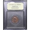 Image 4 : ***Auction Highlight*** 1924-s Lincoln Cent 1c Graded Choice Unc BN By USCG (fc)